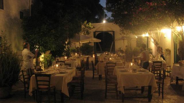 Dinner preparation at Masseria Il Frantoio